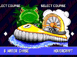 micro machines course select on megadrive
